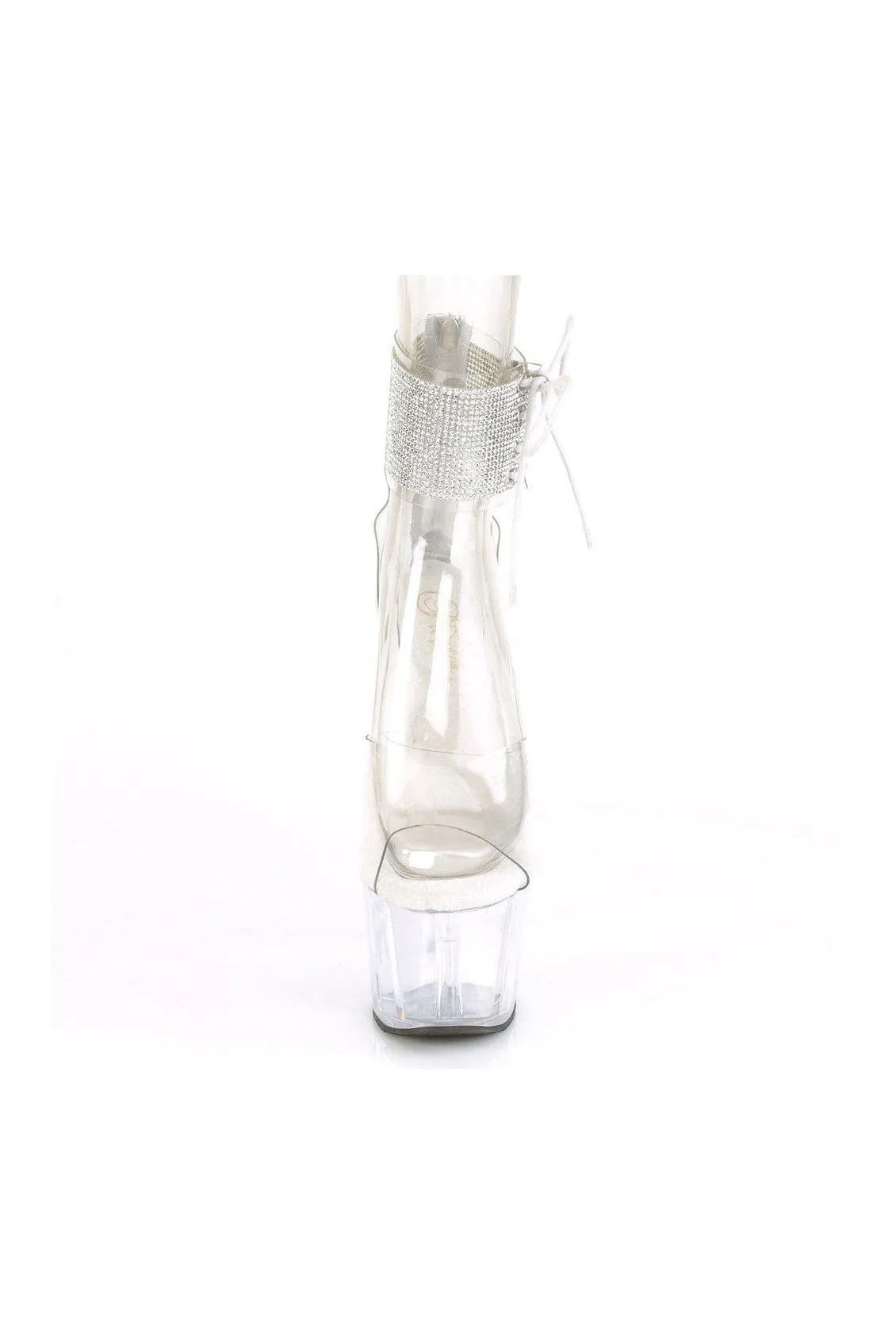 ADORE-724RS Exotic Sandal | Clear Vinyl