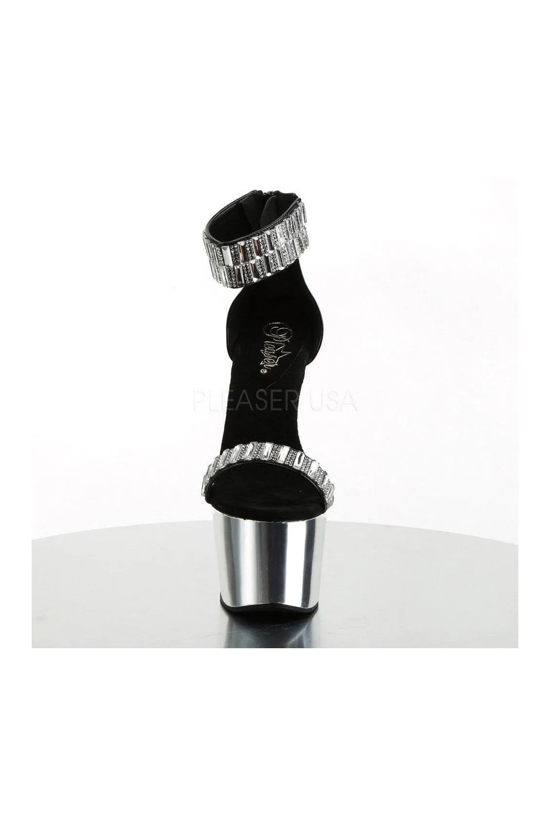 ADORE-769RS Platform Sandal  | Black Patent