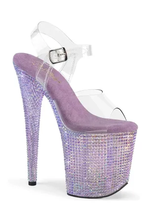 BEJEWELED-808RRS Clear Vinyl Sandal