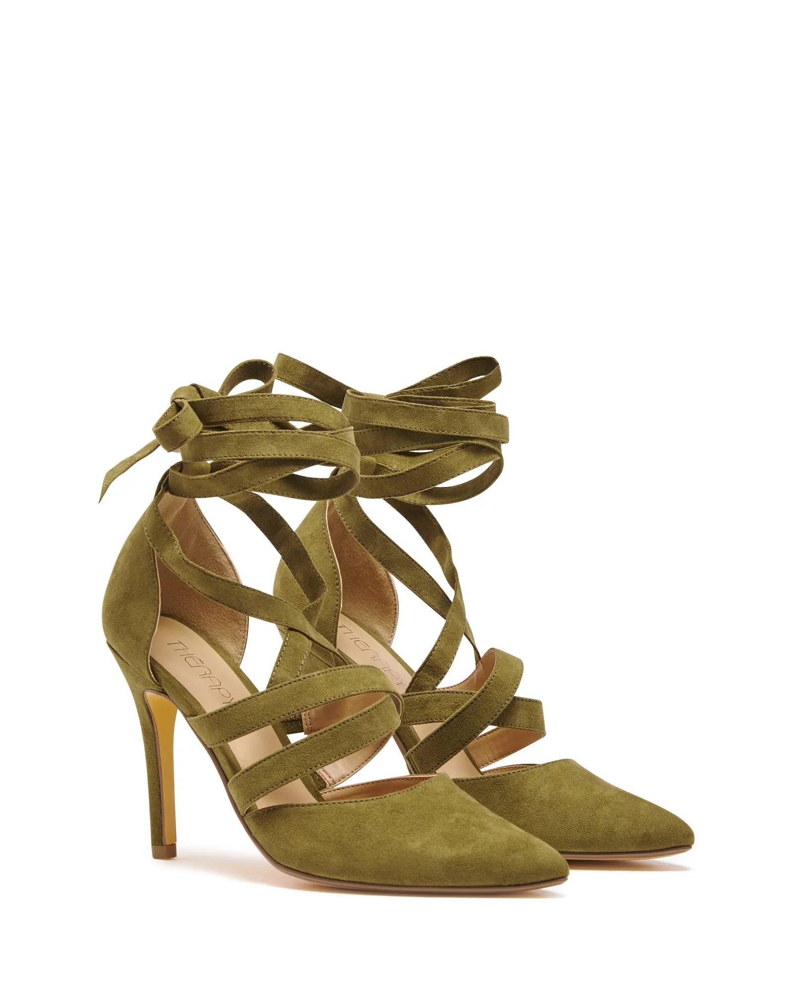 Bella Khaki Faux Suede *FINAL SALE*