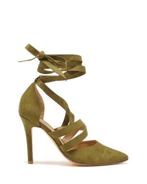Bella Khaki Faux Suede *FINAL SALE*