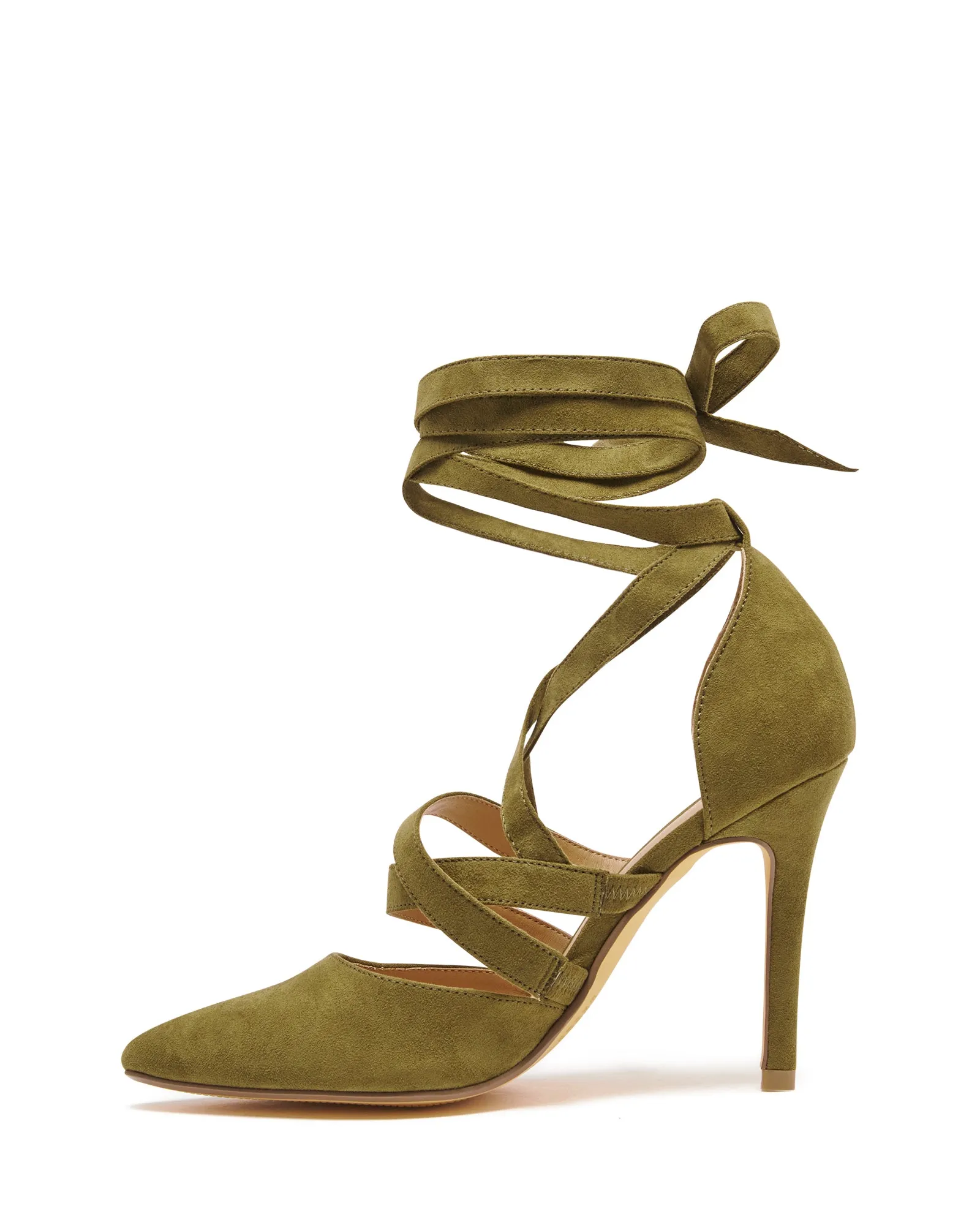 Bella Khaki Faux Suede *FINAL SALE*