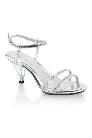 BELLE-316 Sandal | Clear Faux Leather