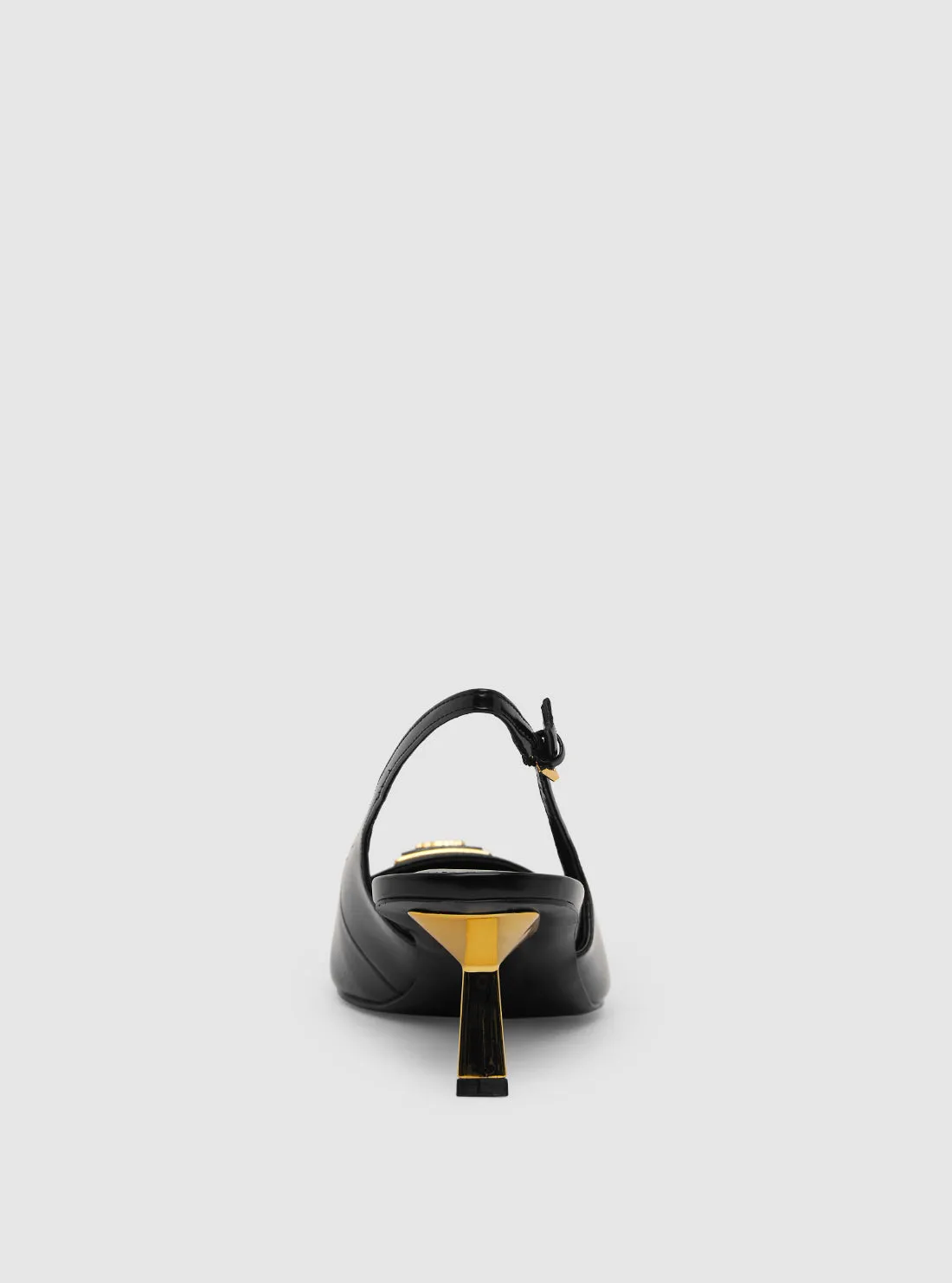 Black Racinda Sling Back Heels