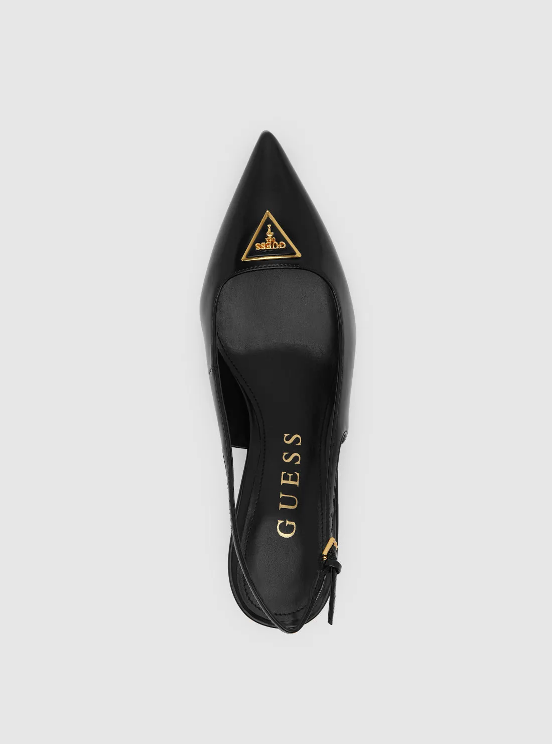 Black Racinda Sling Back Heels