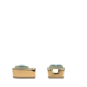 Block Heel Kit 1.5 Gold Metallic