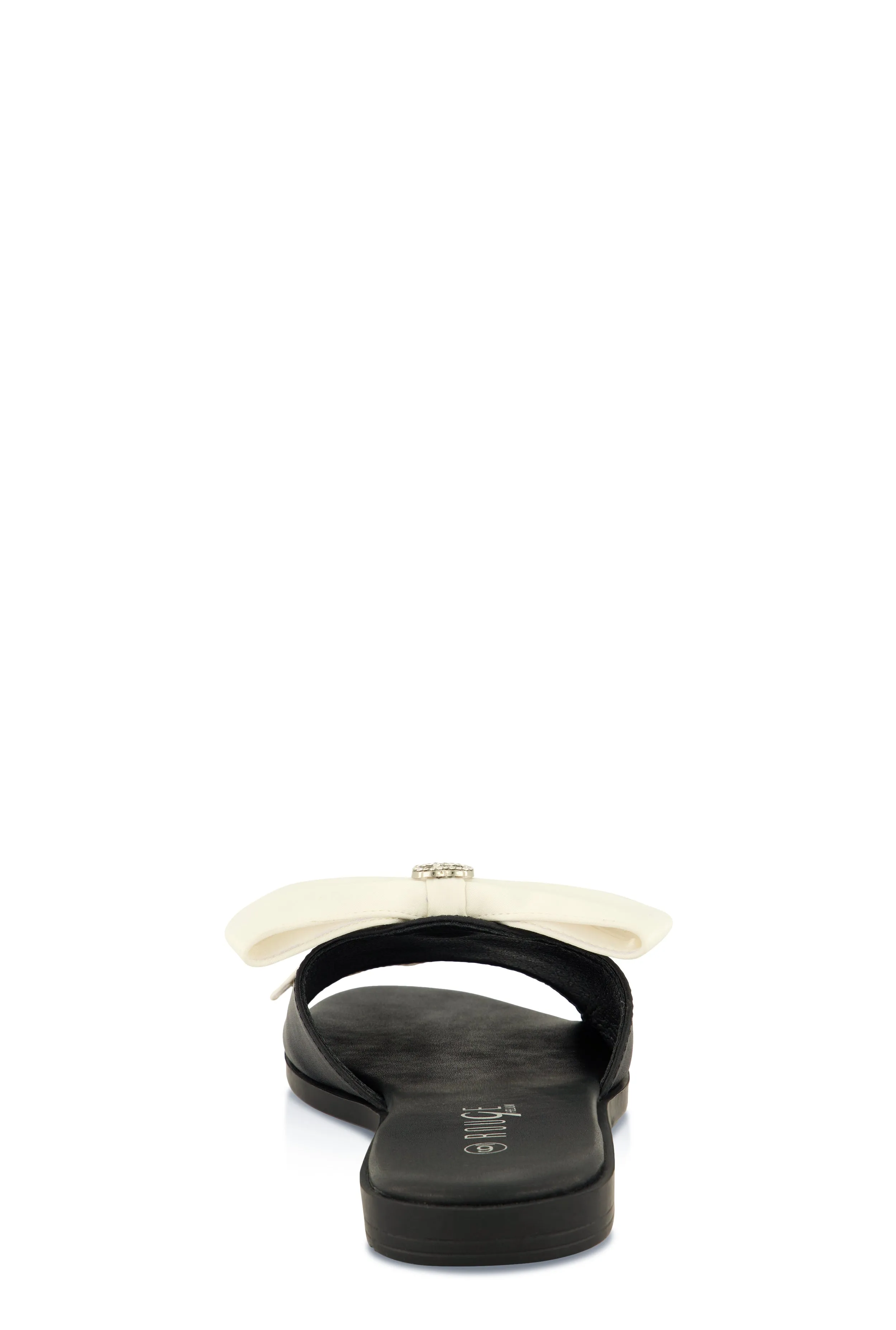 Bow Band Open Toe Slide Sandals