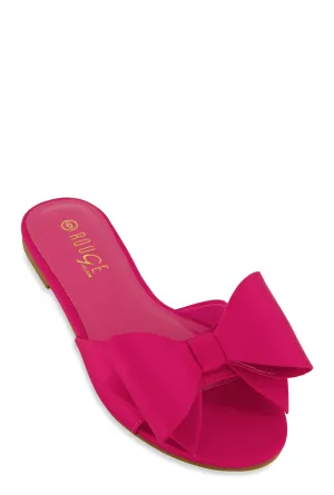 Bow Slide Sandals
