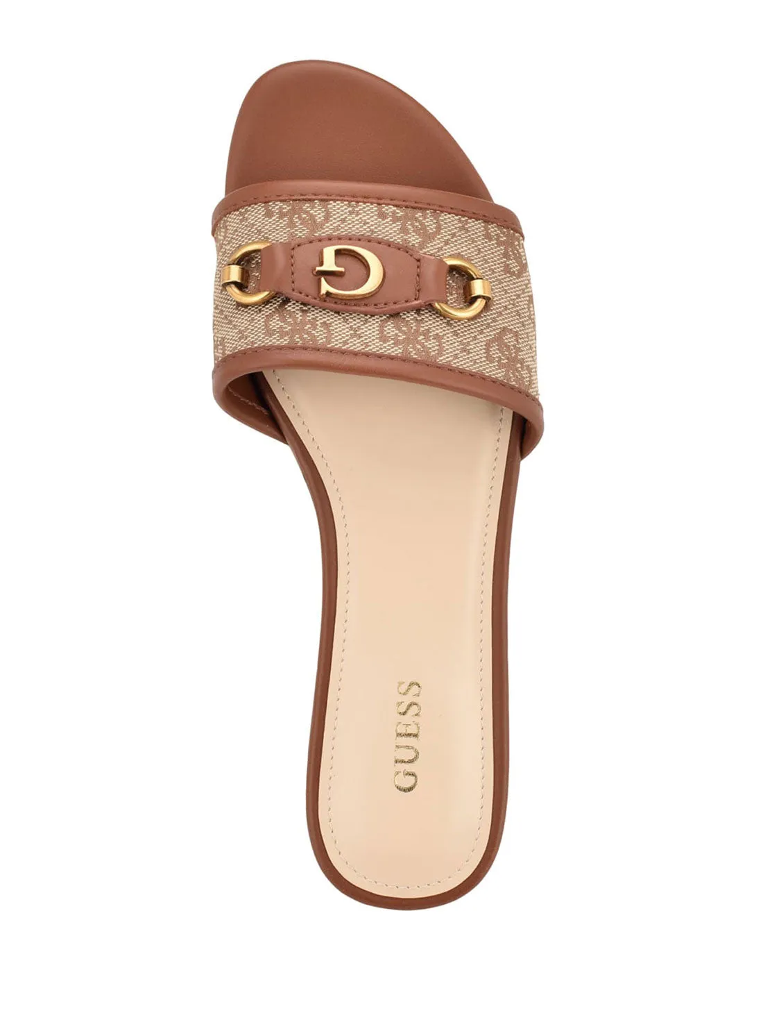 Brown Logo Hammi Slide Sandals