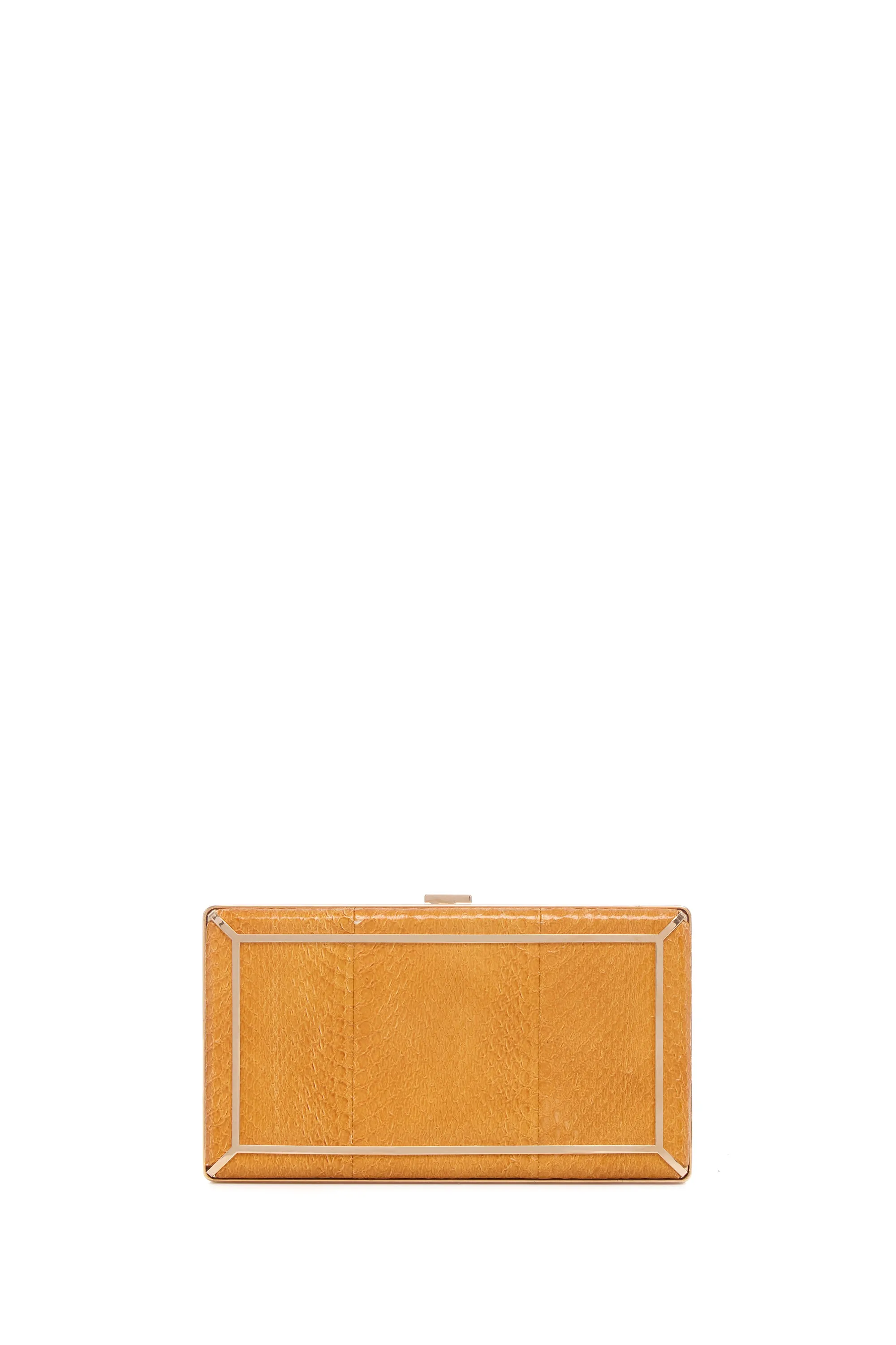 Callas Clutch in Saffron Snakeskin