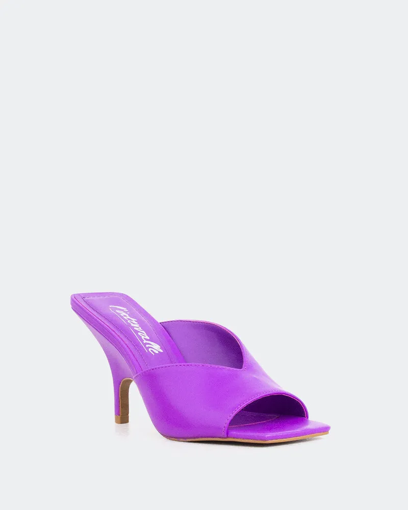 Caviana, Purple Leather/Cuir Violet