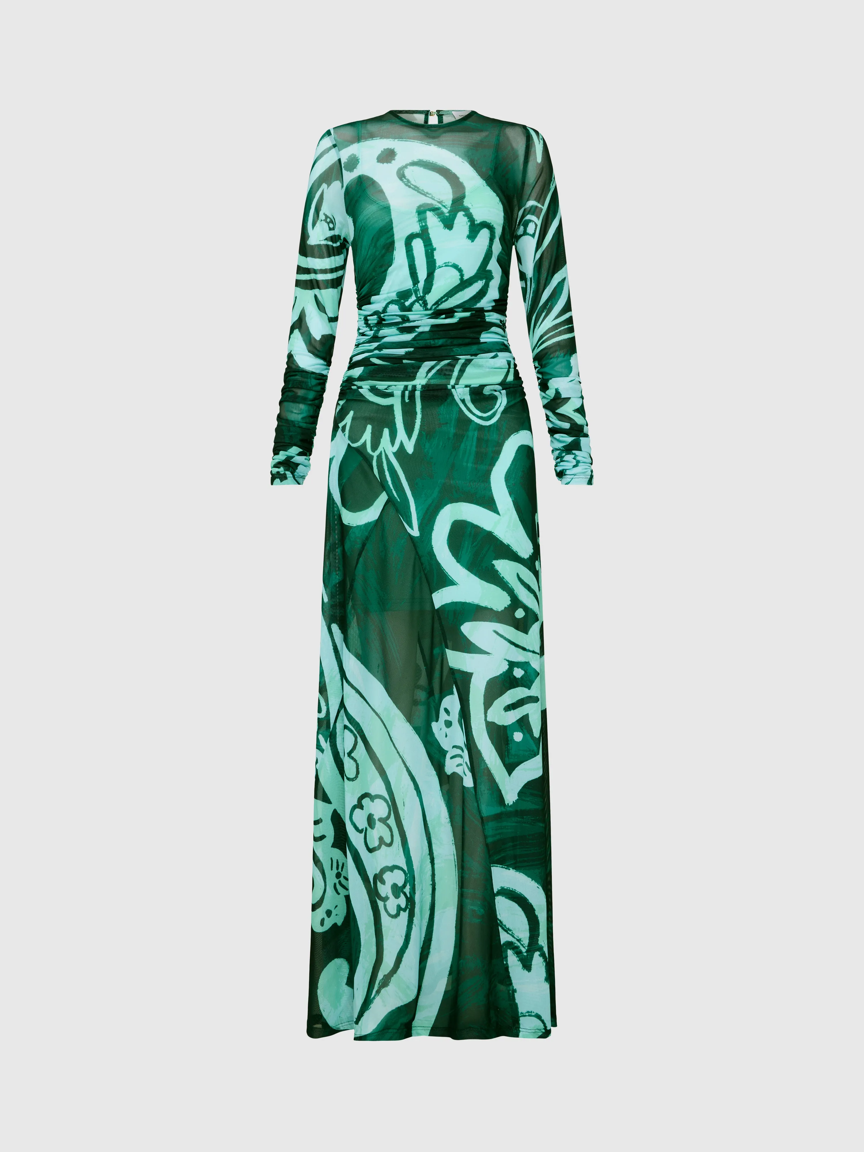 EDEN PAISLEY MAXI DRESS