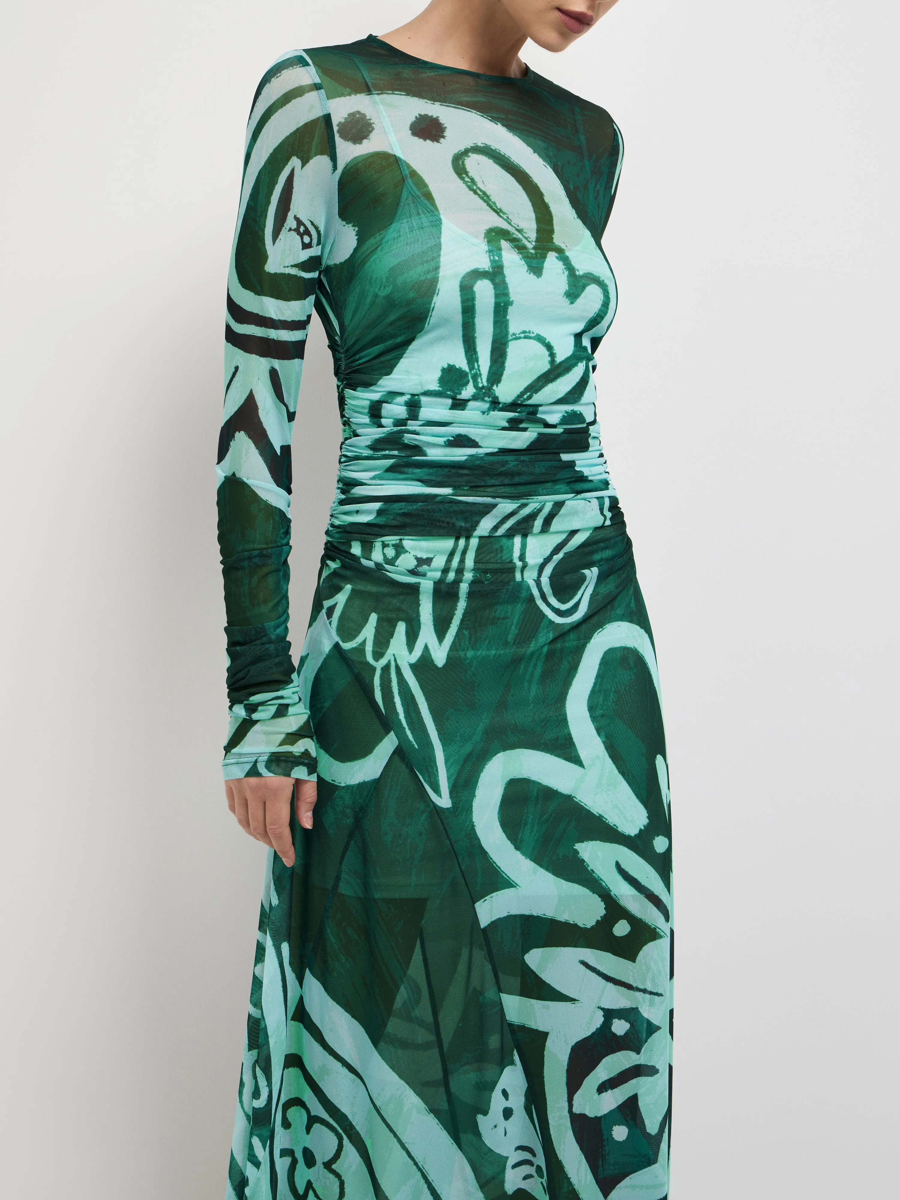EDEN PAISLEY MAXI DRESS