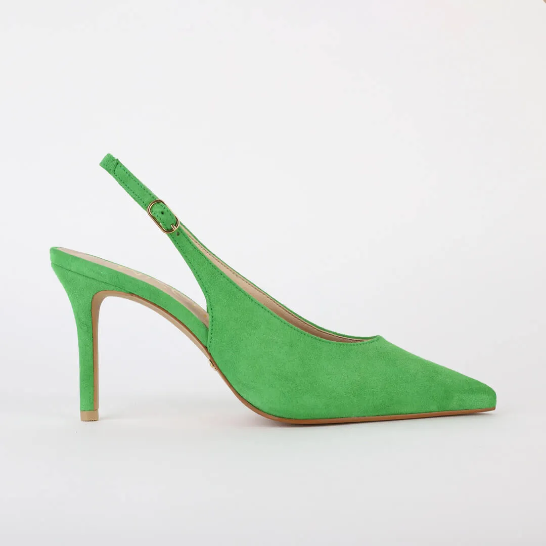 GOYA - suede slingback pumps