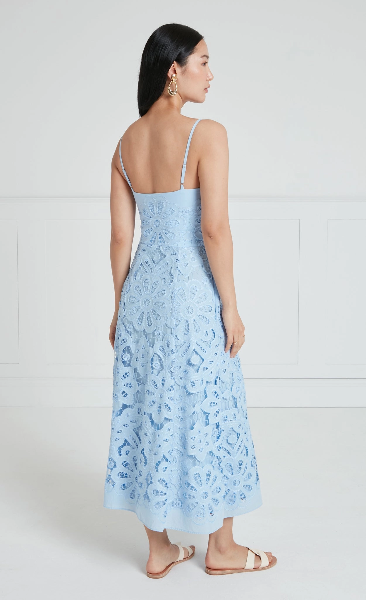 Guinevere Strappy Dress - Blue