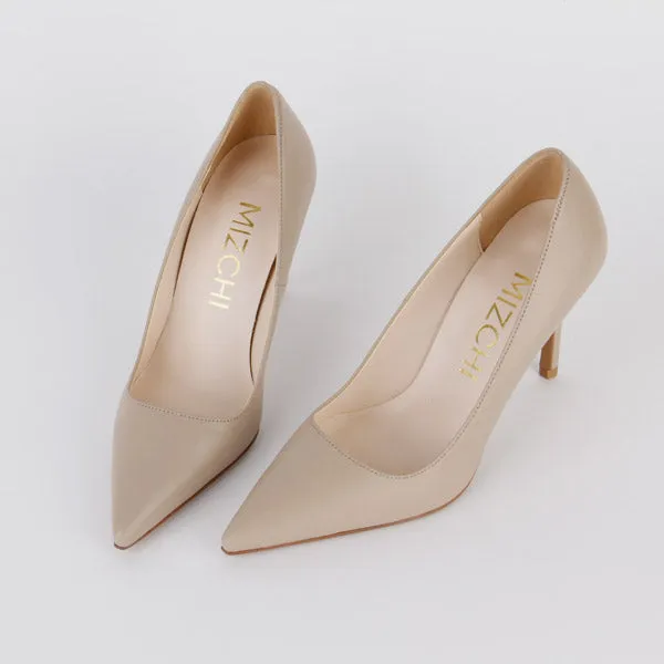 HEMERY - beige leather