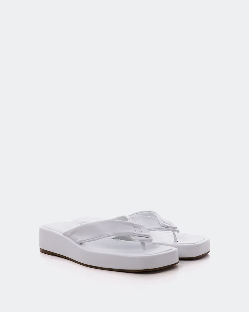 Ismene White Leather