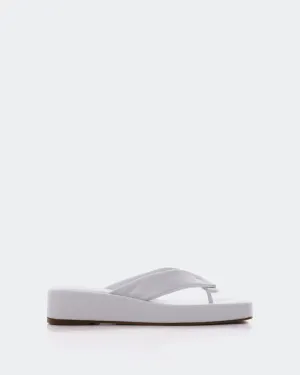 Ismene White Leather