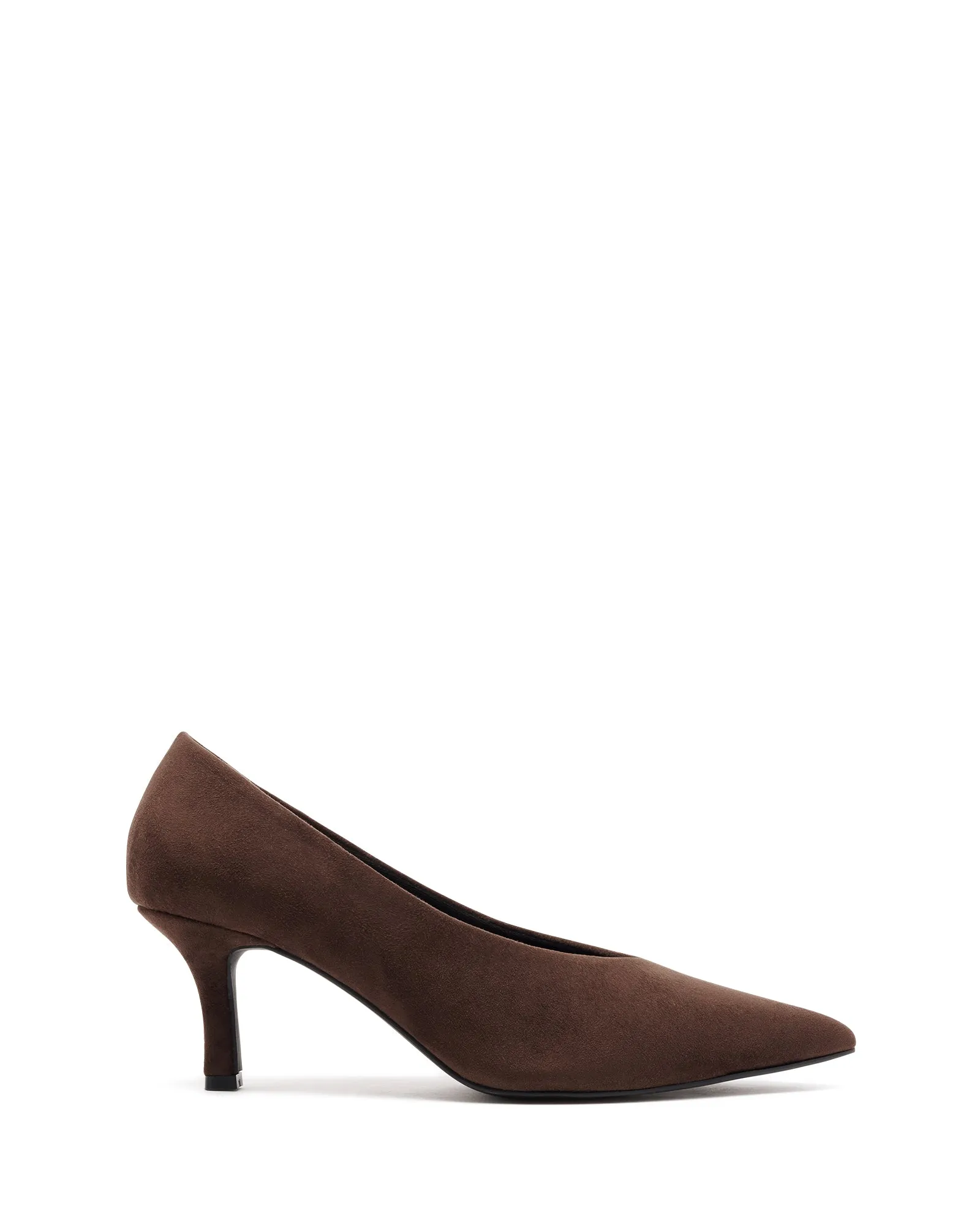 Jordyn Pump Chocolate Suede