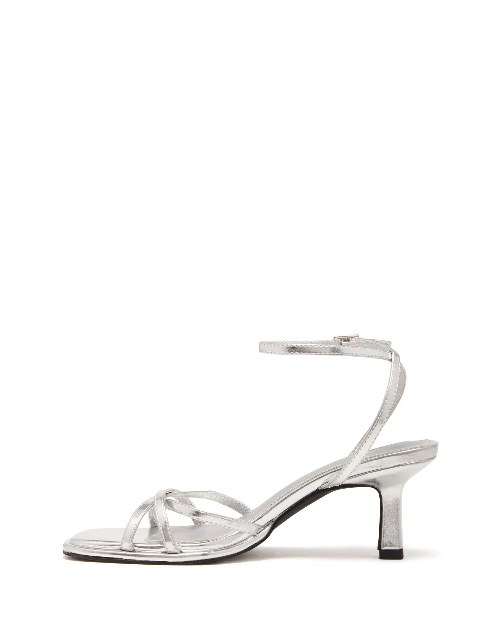 Kenzie Heel Silver Metallic