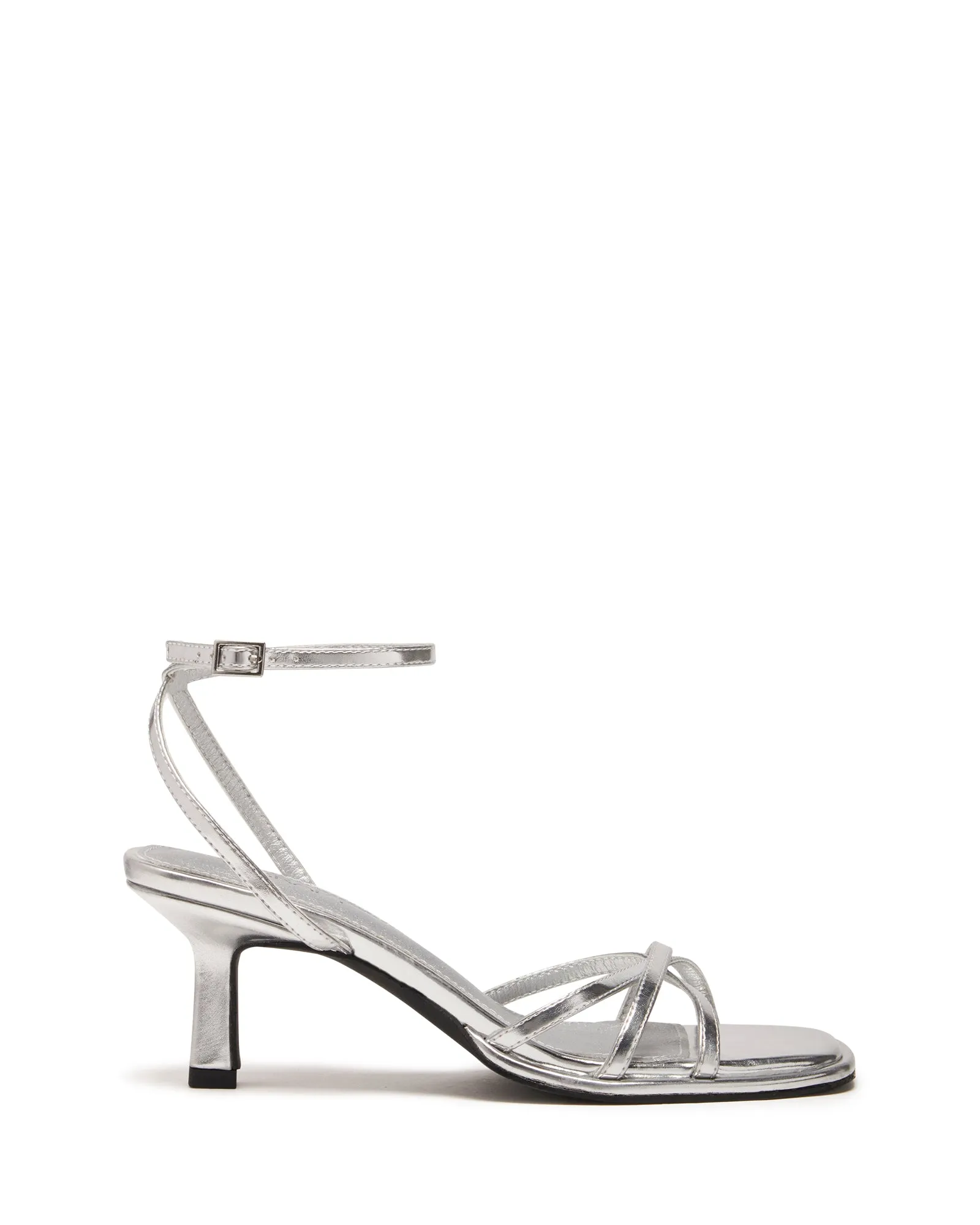 Kenzie Heel Silver Metallic