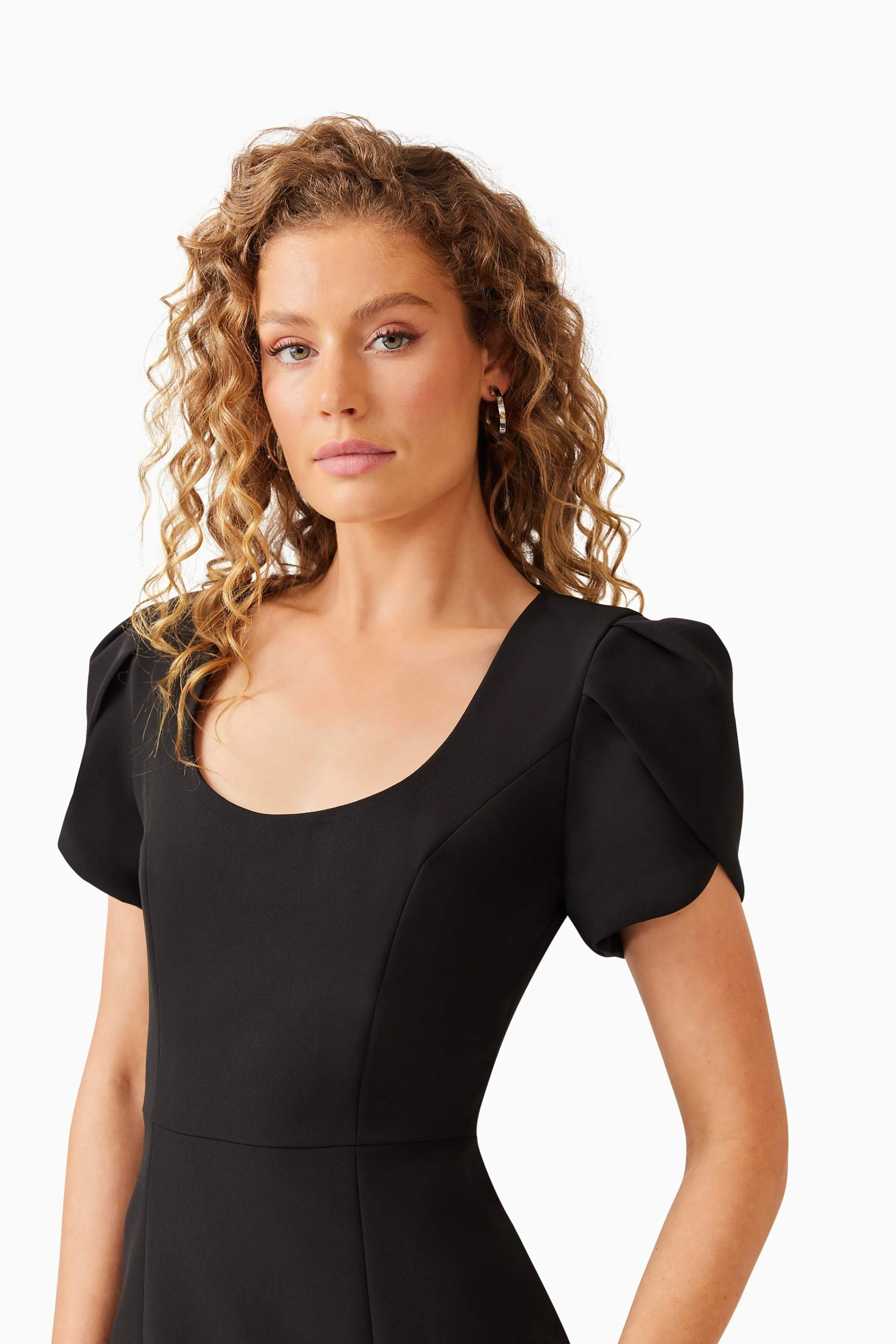 Kourtney Puff Sleeve Mini Dress