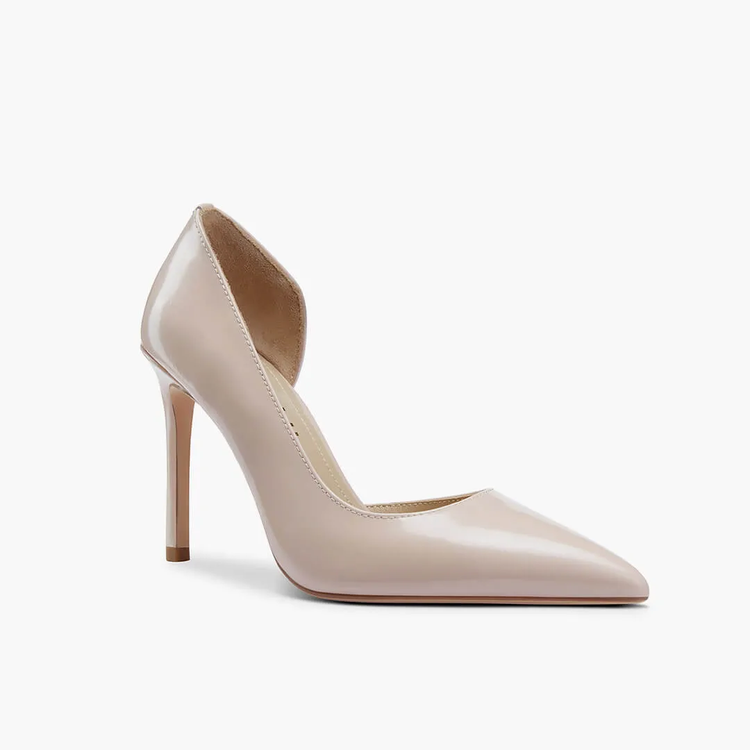 *LALITA BEIGE  - d'orsay cut heels