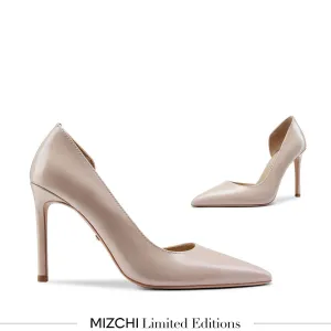 *LALITA BEIGE  - d'orsay cut heels