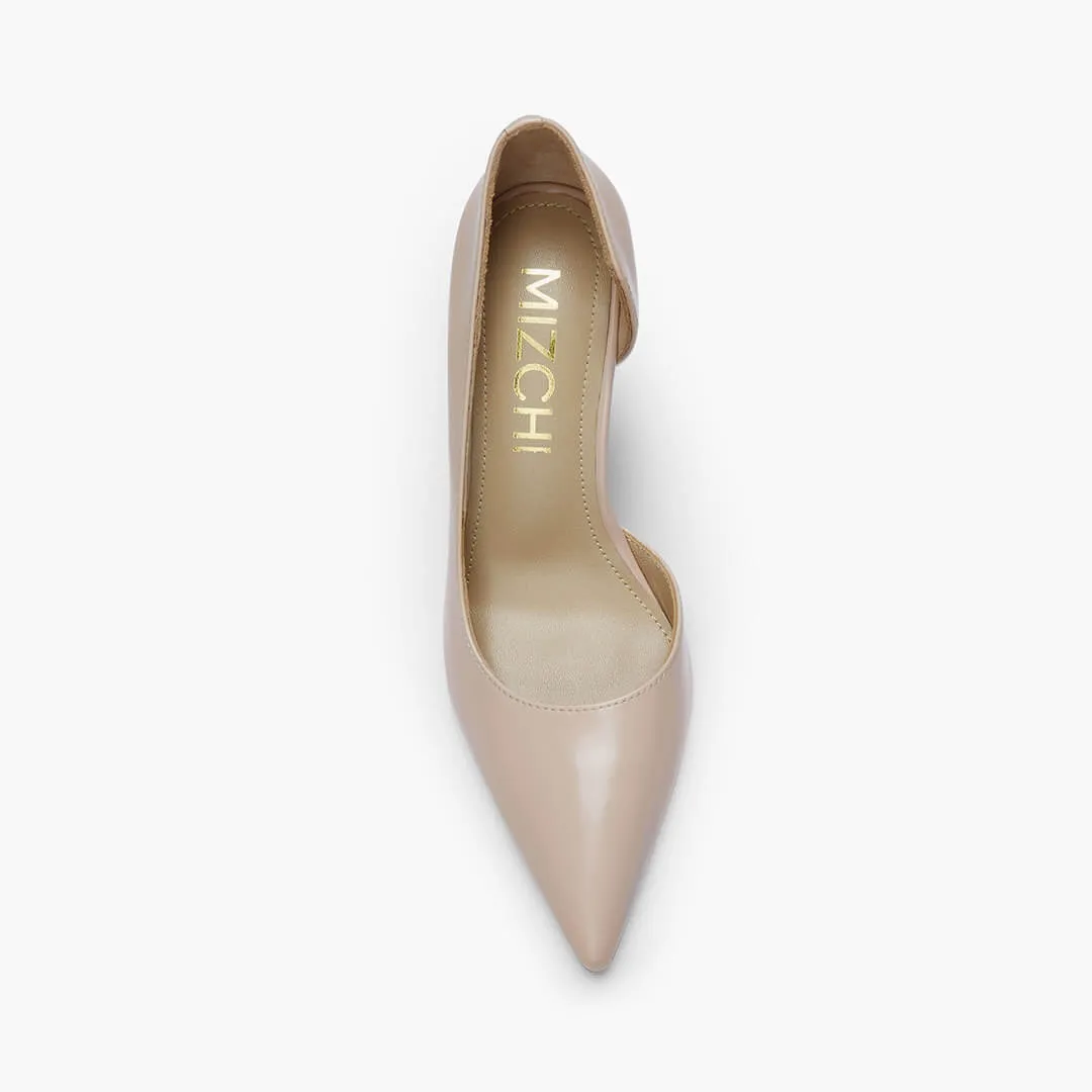 *LALITA BEIGE  - d'orsay cut heels