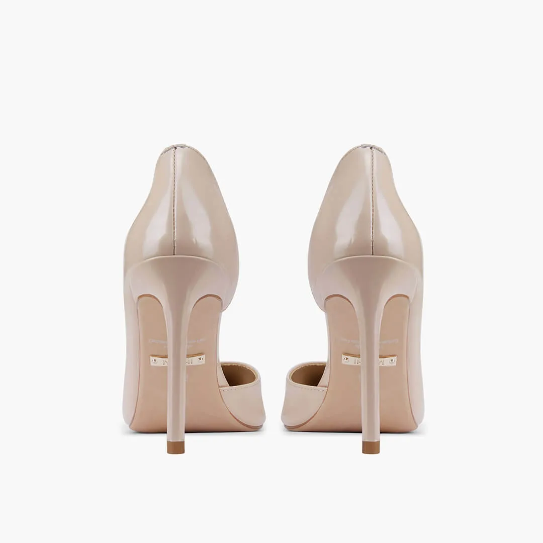 *LALITA BEIGE  - d'orsay cut heels