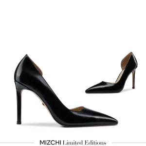 *LALITA BLACK  - d'orsay cut heels