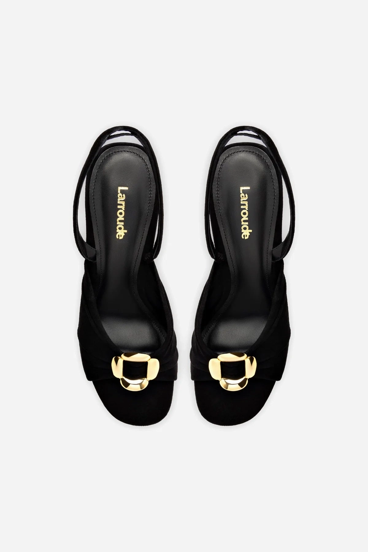Mayfair Sandal In Black Suede