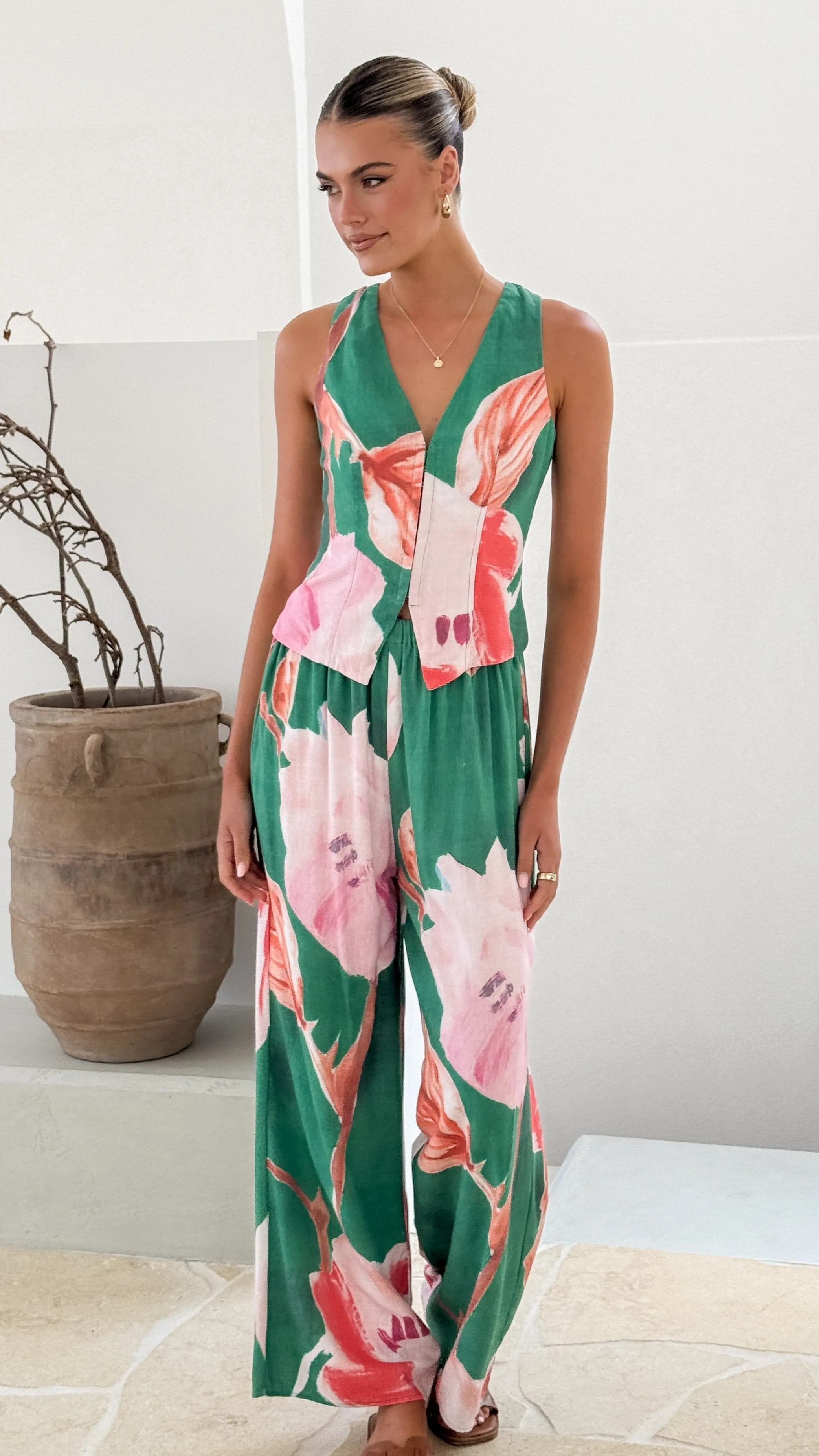 Mia Pants - Wild Orchid