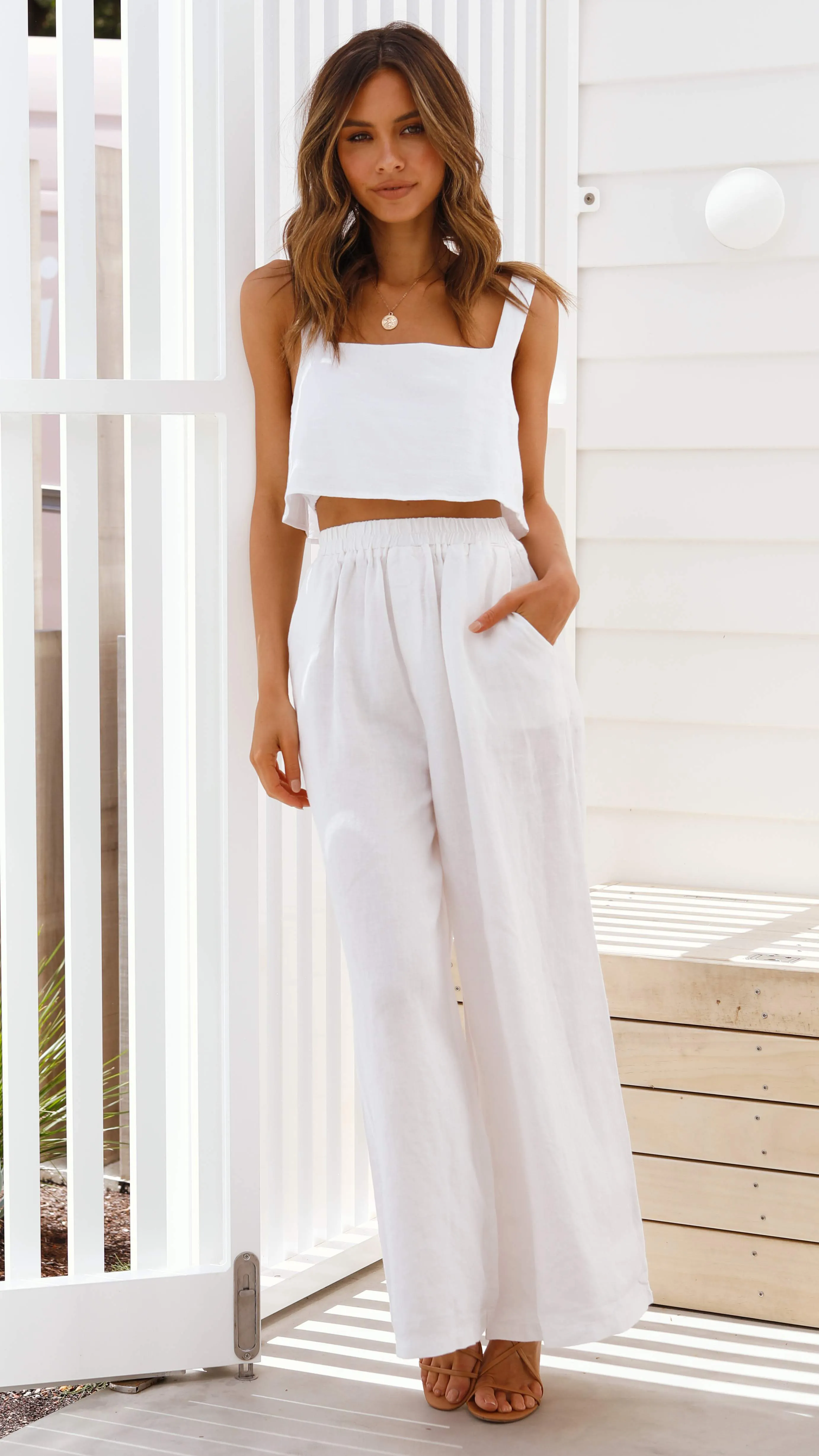 Oceana Pants - White