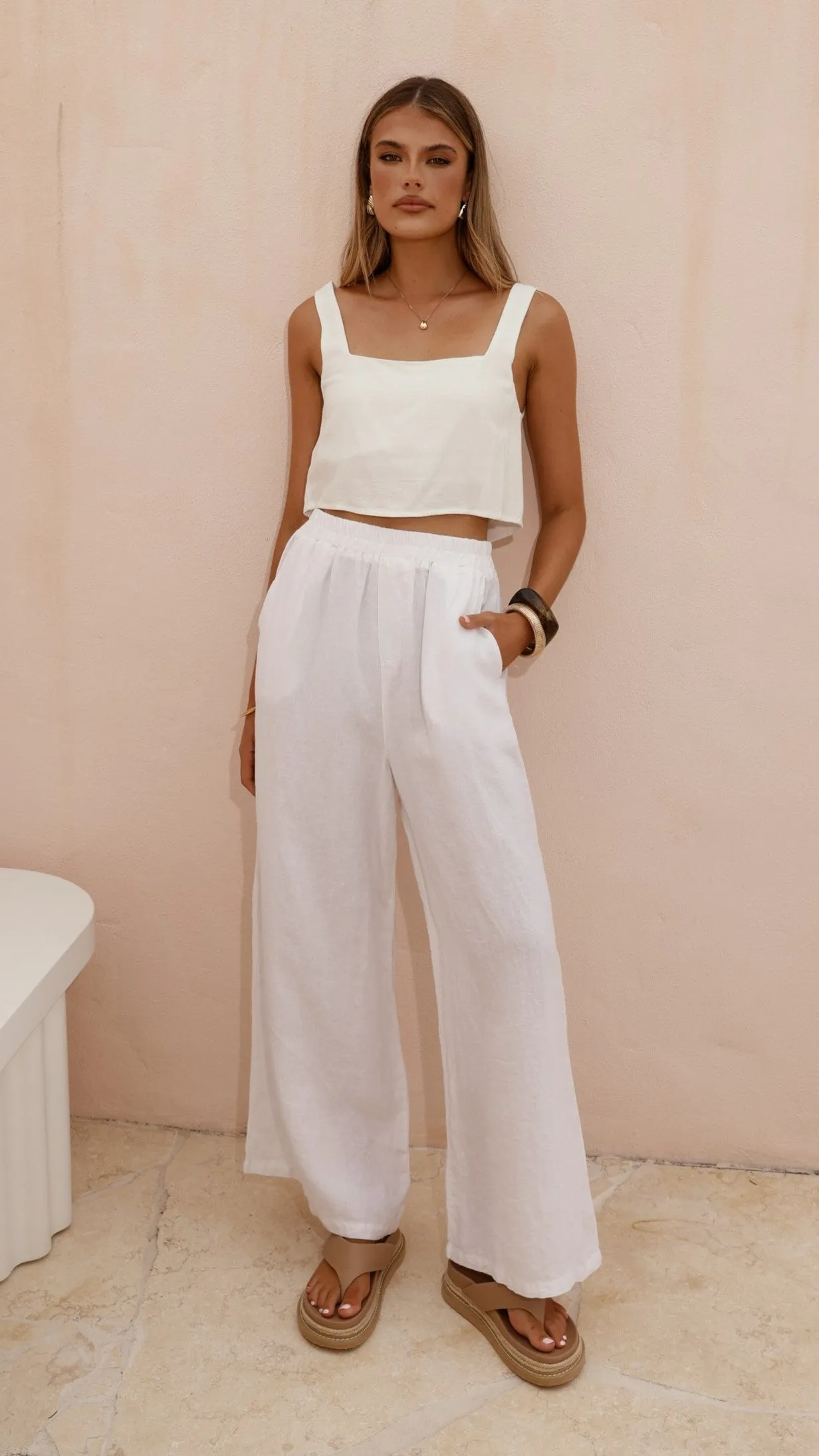 Oceana Pants - White