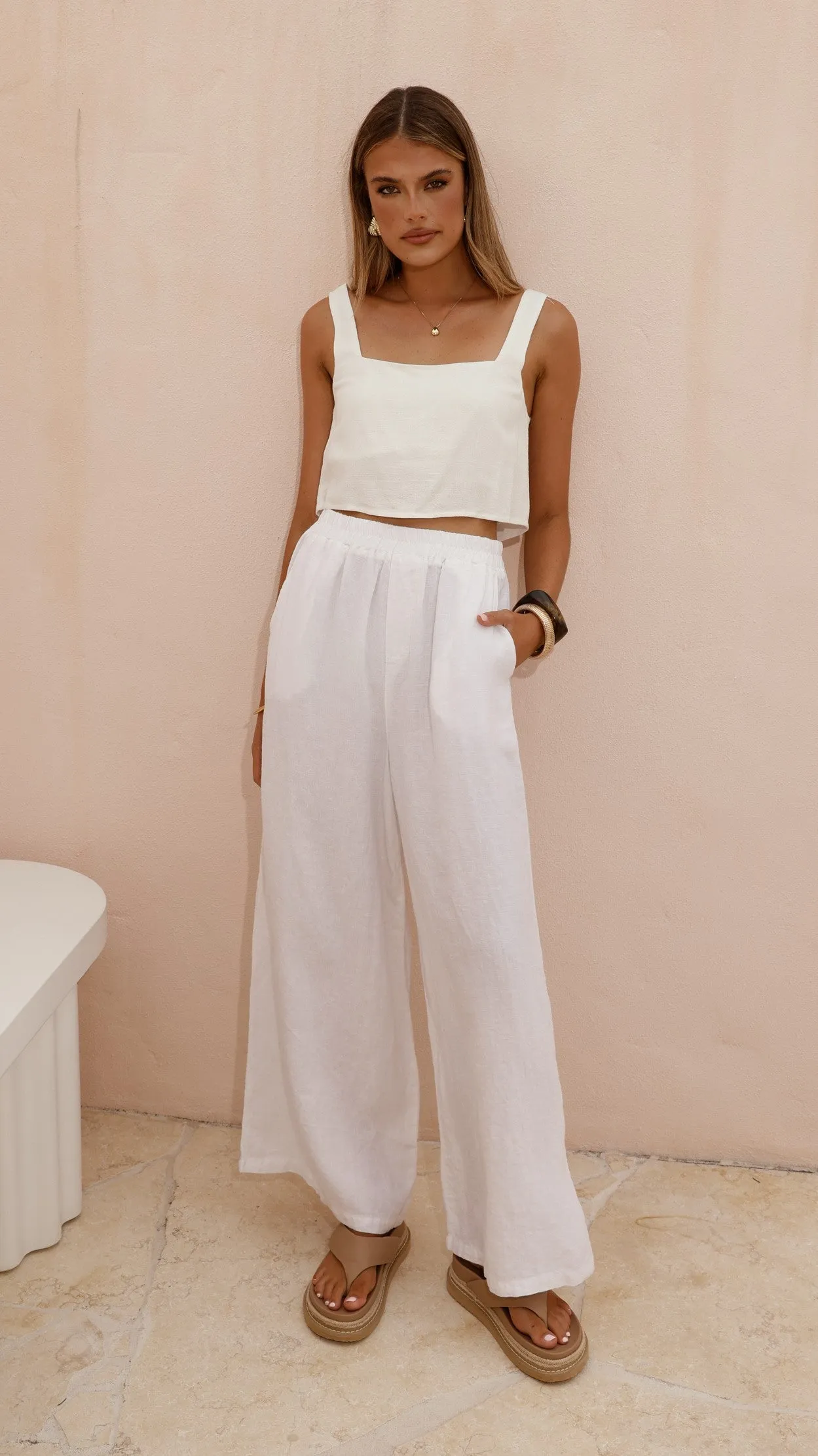 Oceana Pants - White