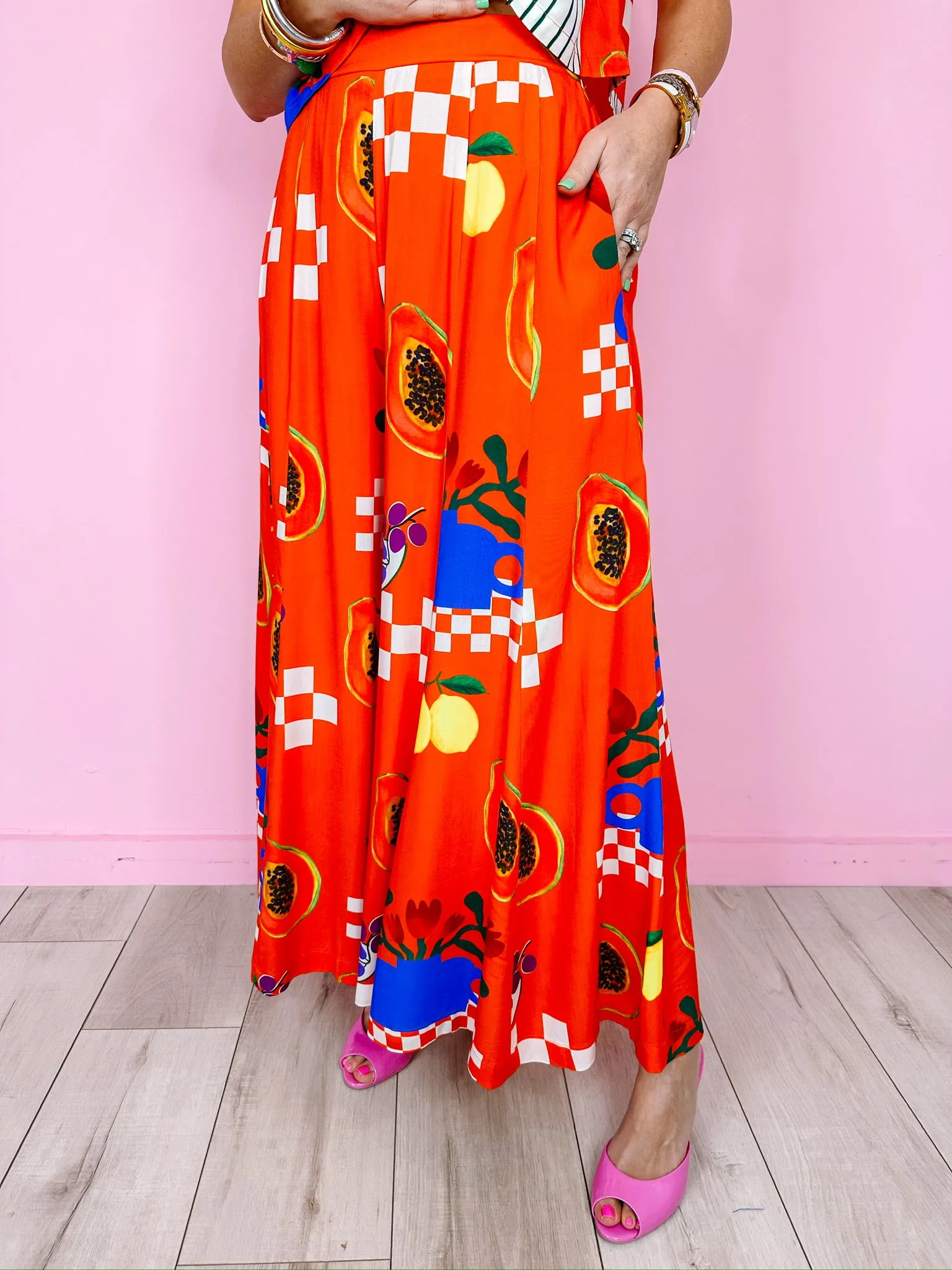 ORANGE YOU FRUITFUL PANT SET