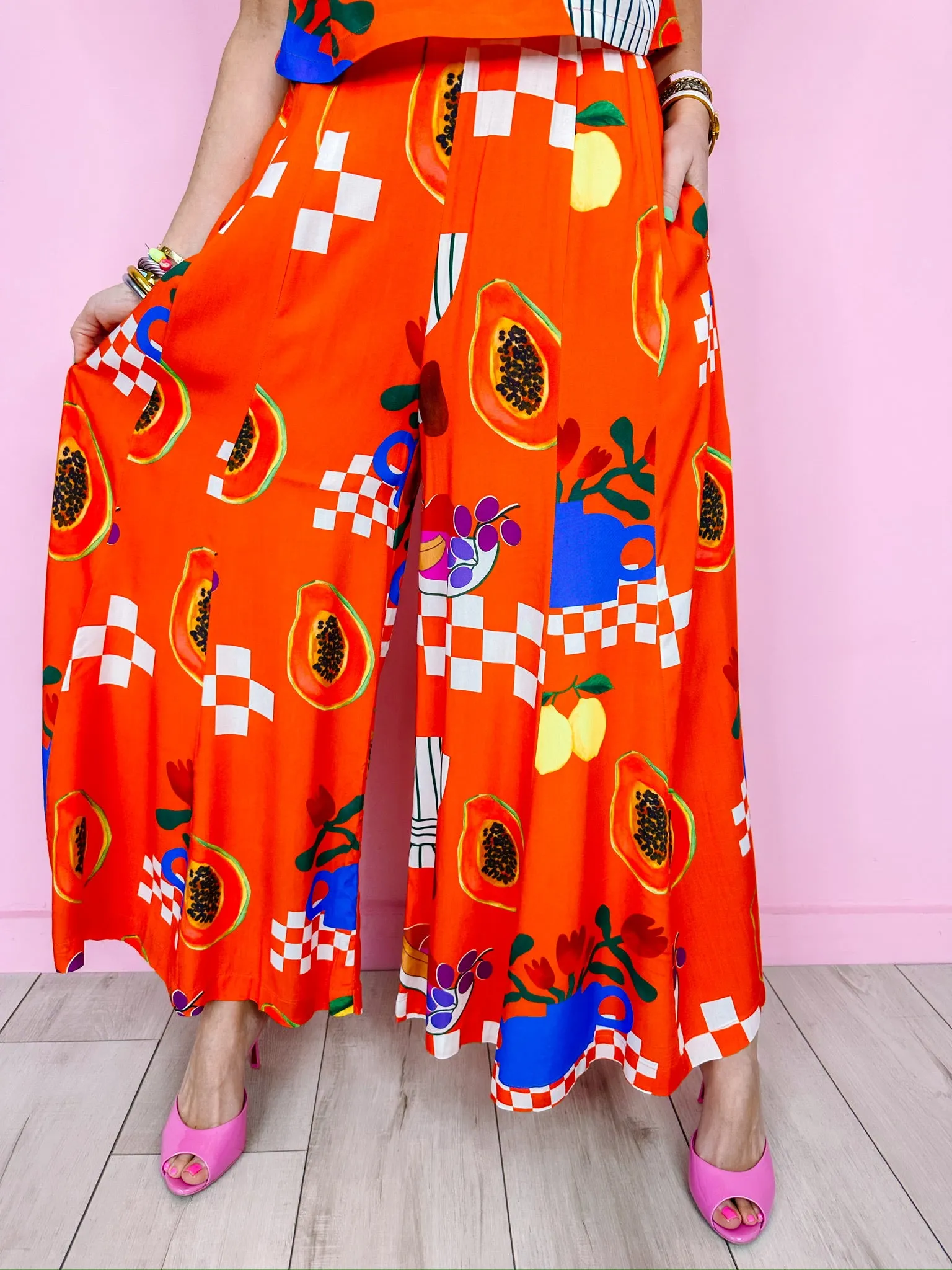 ORANGE YOU FRUITFUL PANT SET