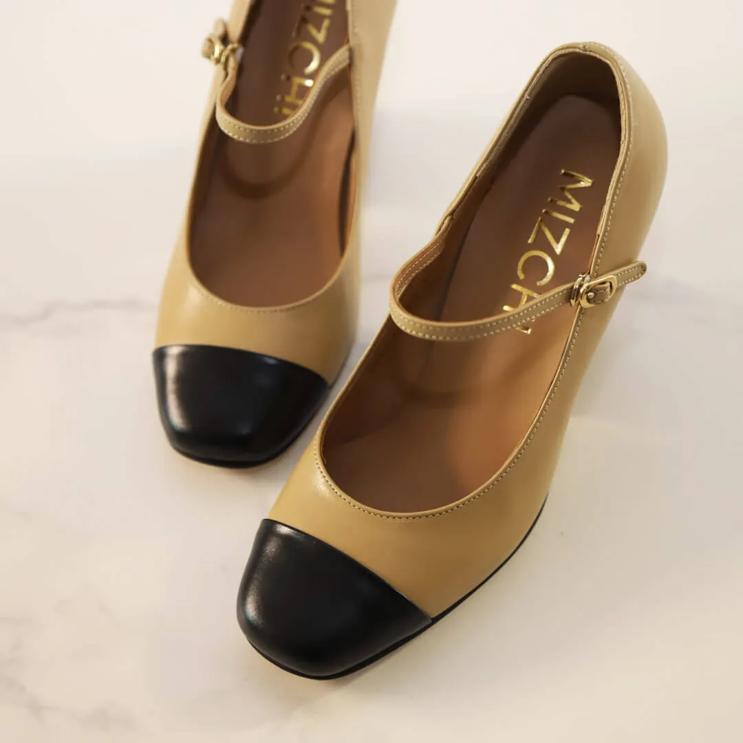 *ROXY - beige, 8cm size UK 2