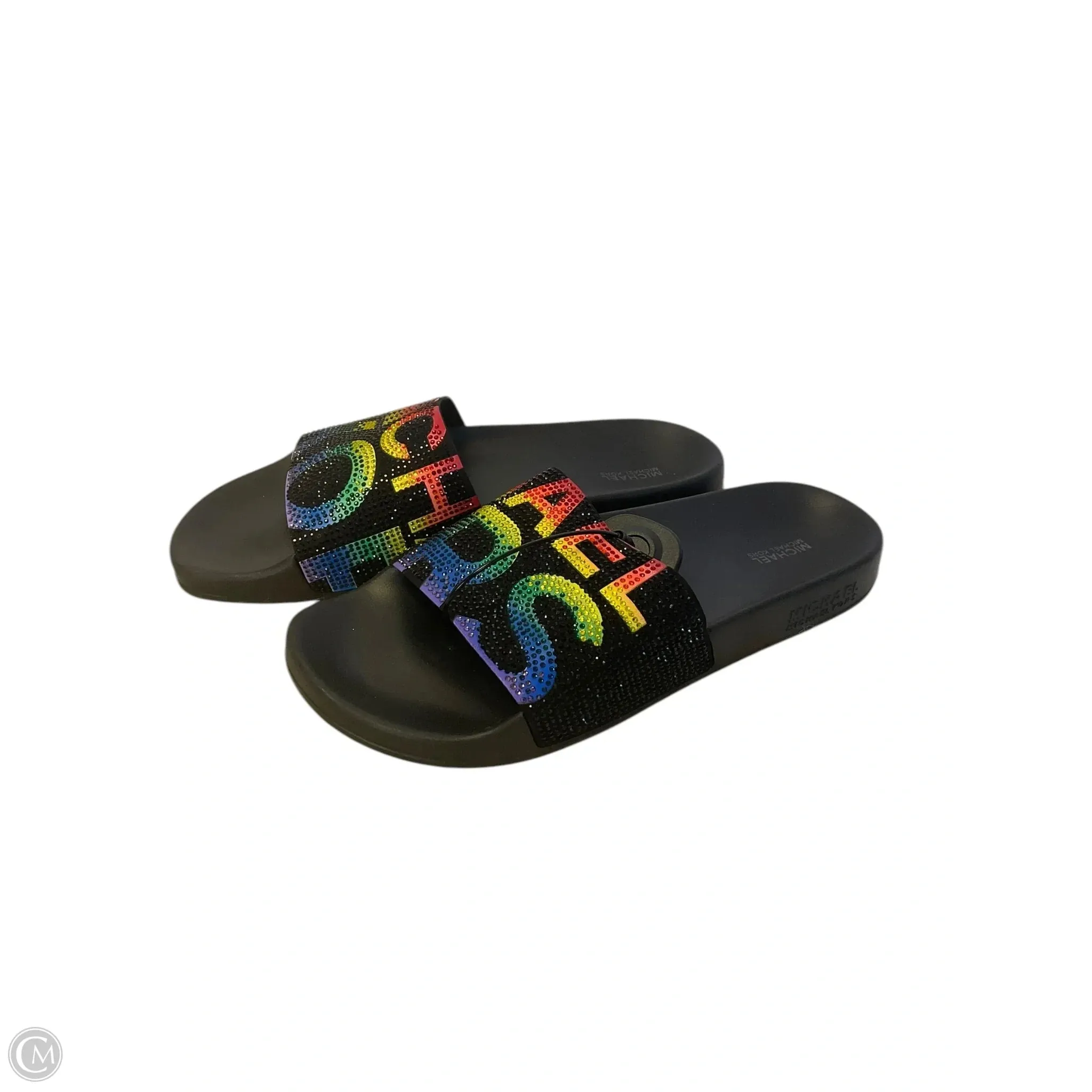 Sandals Designer By Michael Kors In Black, Size: 10