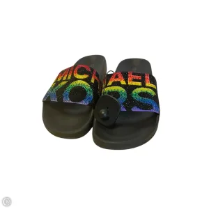 Sandals Designer By Michael Kors In Black, Size: 10