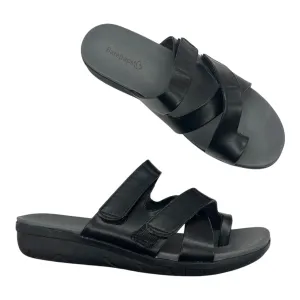 Sandals Flats By Bare Traps In Black, Size:6.5
