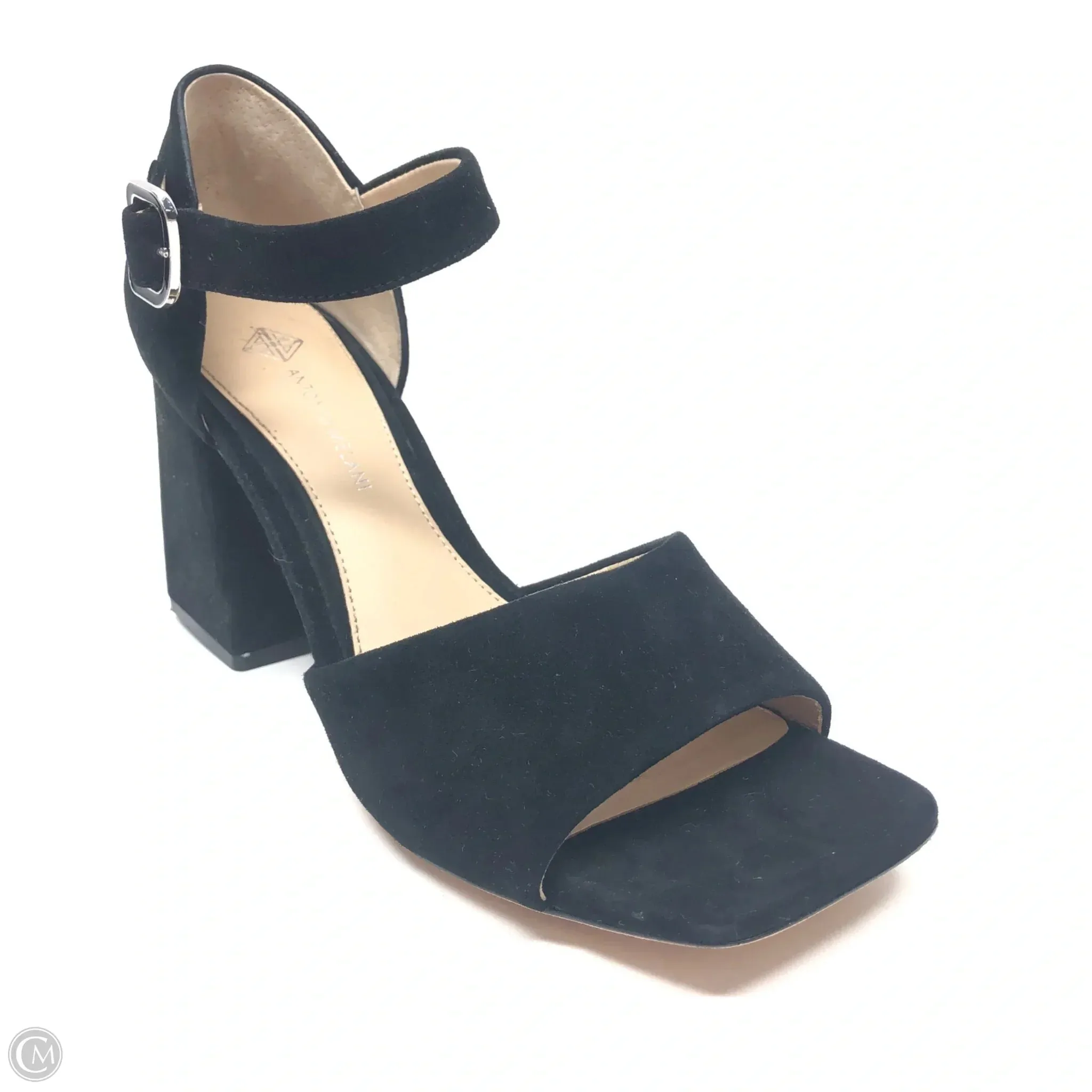 Sandals Heels Block By Antonio Melani In Black, Size: 9