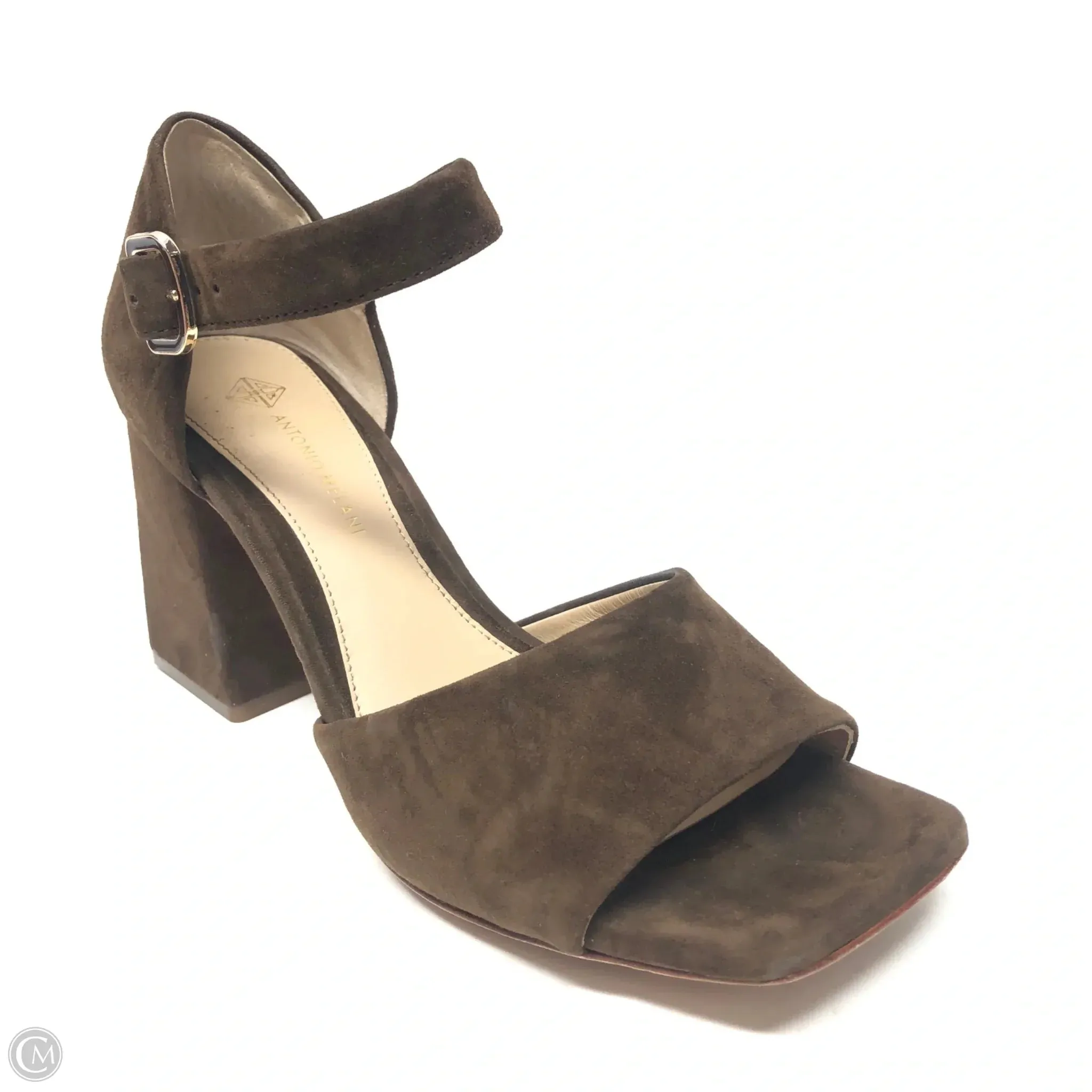 Sandals Heels Block By Antonio Melani In Brown, Size: 9