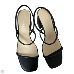Sandals Heels Block By Marc Fisher In Black, Size: 8