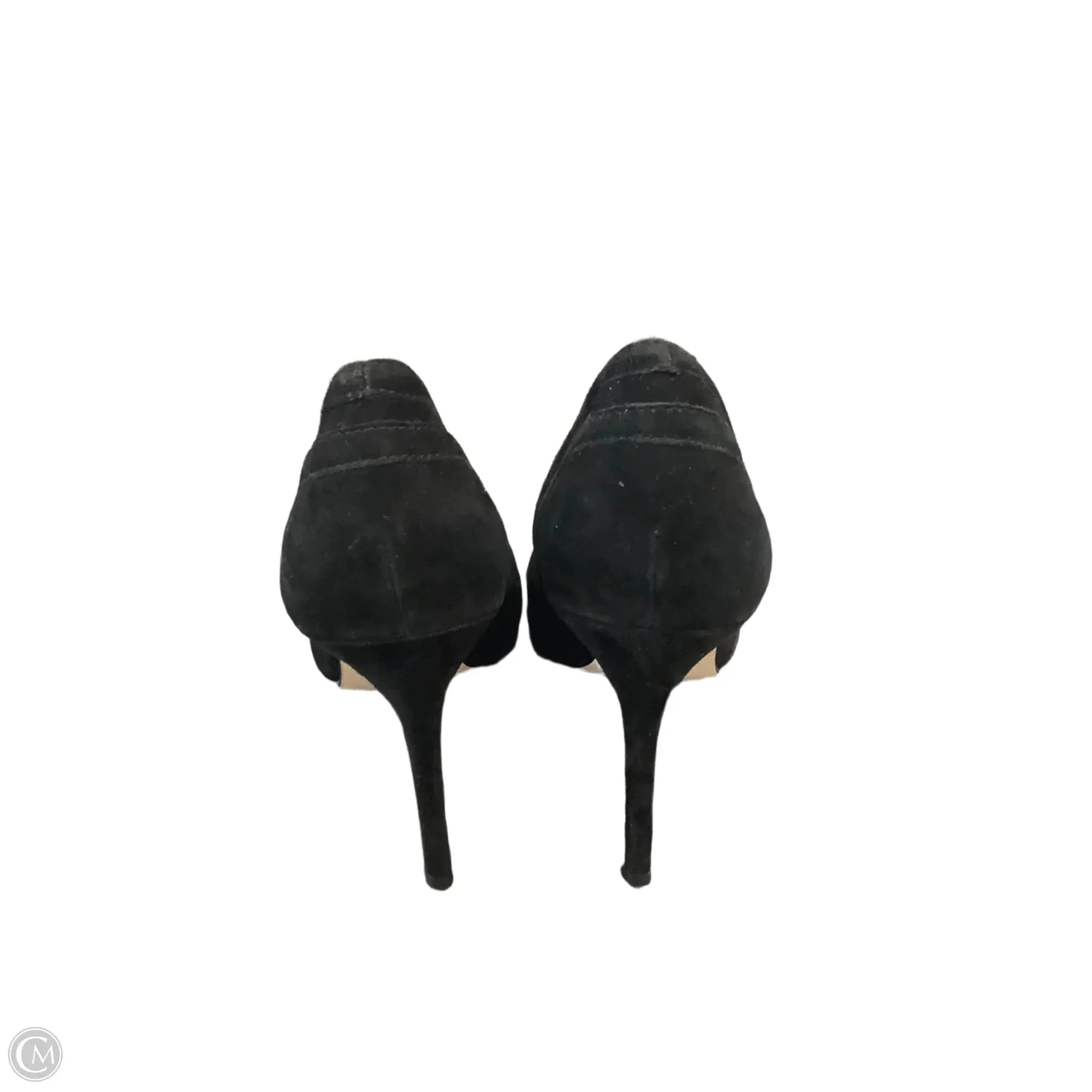 Sandals Heels Kitten By Nine West In Black, Size: 9.5