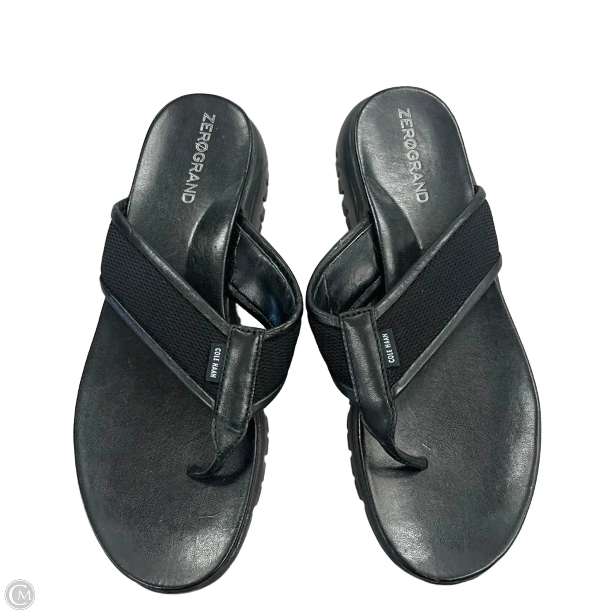 Sandals Heels Platform By Cole-haan In Black, Size: 10.5