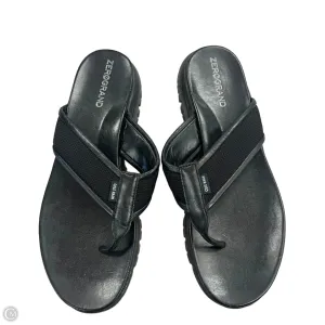 Sandals Heels Platform By Cole-haan In Black, Size: 10.5