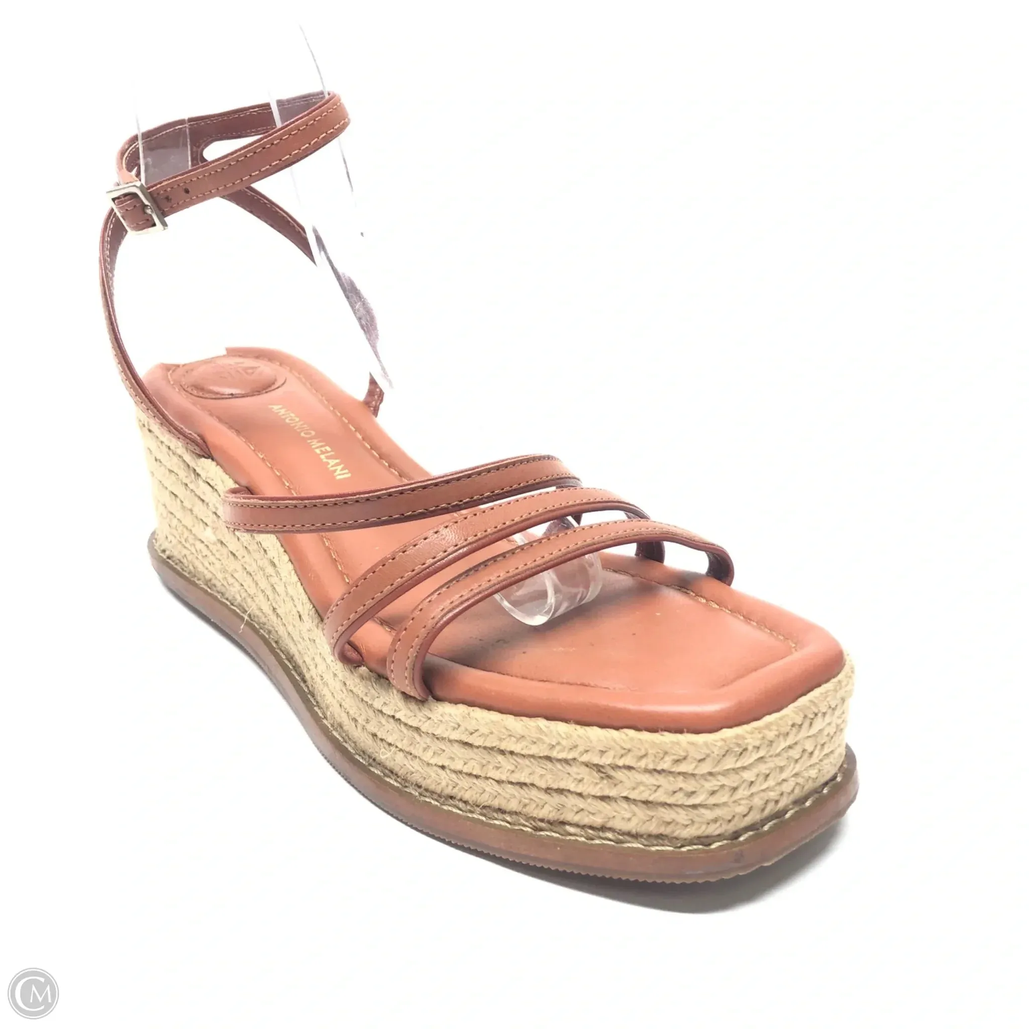 Sandals Heels Wedge By Antonio Melani In Brown, Size: 9