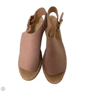 Sandals Heels Wedge By Catherine Malandrino In Pink, Size: 9